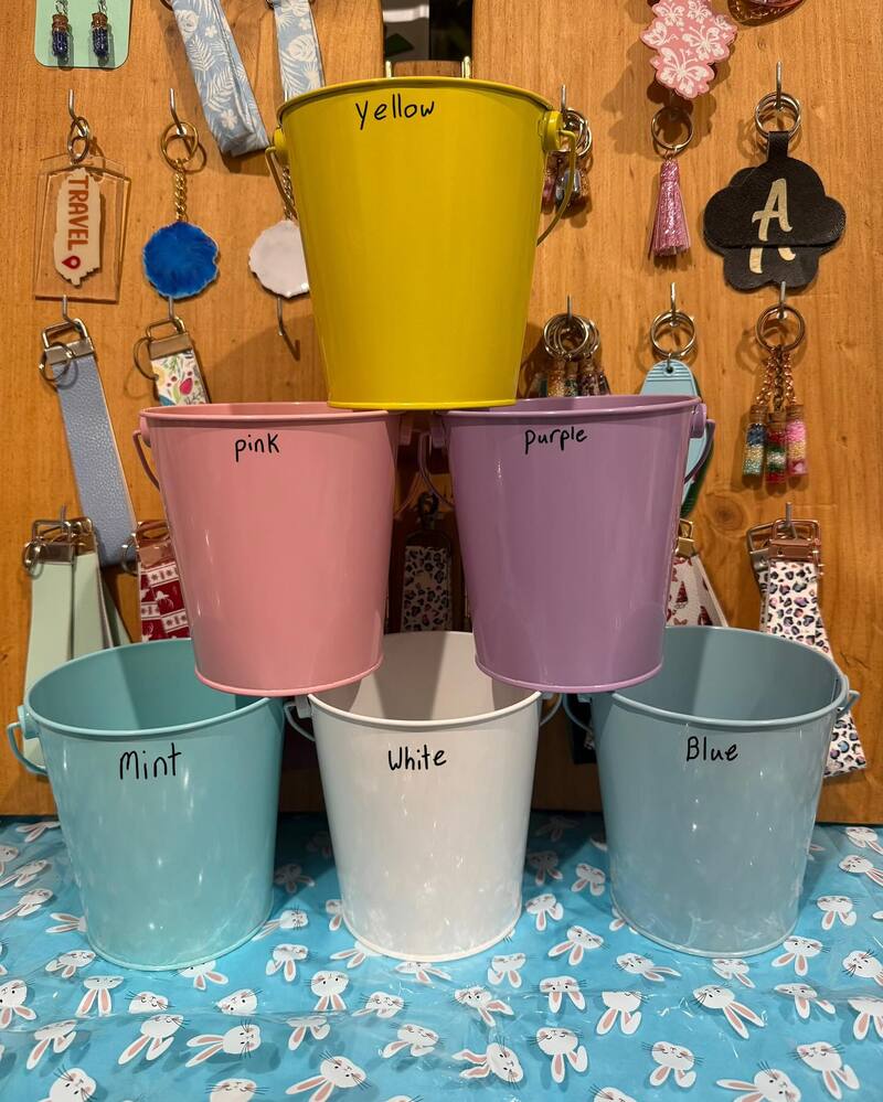 Easter Bucket colours