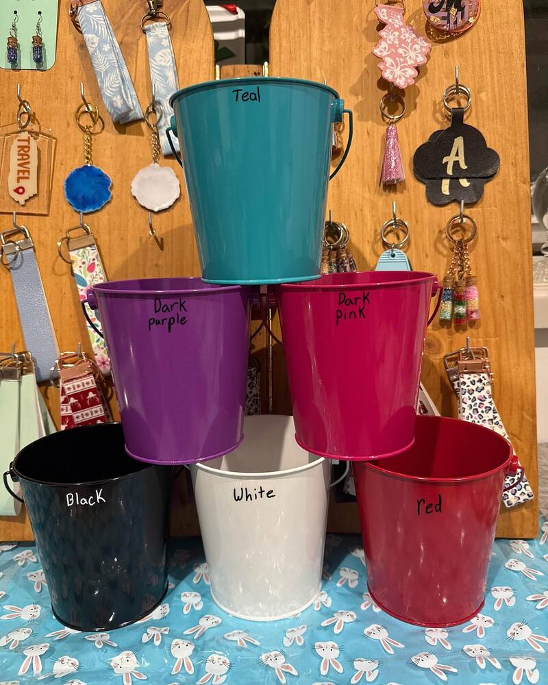 Easter Bucket colours