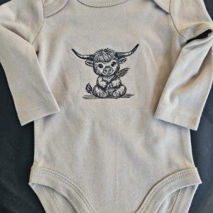 Onesie Sketch Longhorn